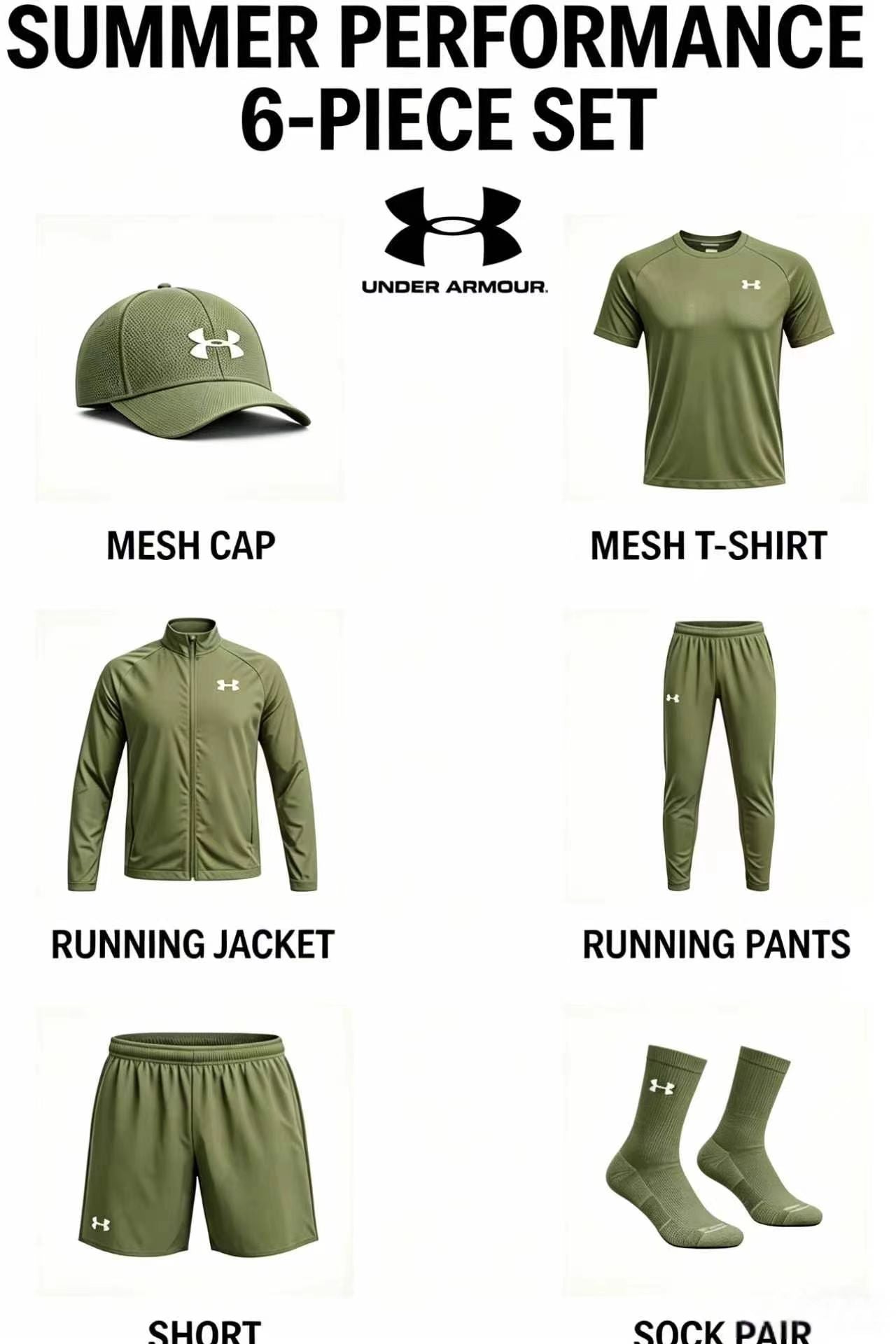 Everyday 6-Piece Casual Outfit Set