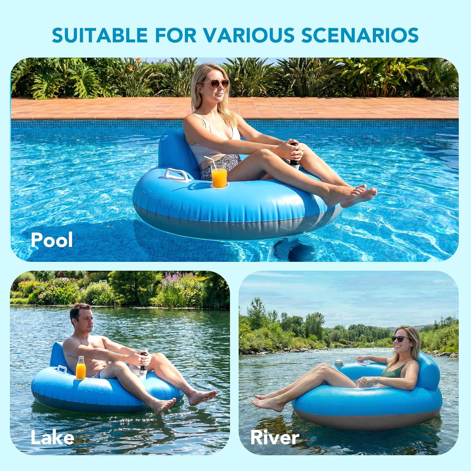 ☀️Summer Carnival 50% OFF- Sugaresd Motorized Summer Pool Cruiser🏊
