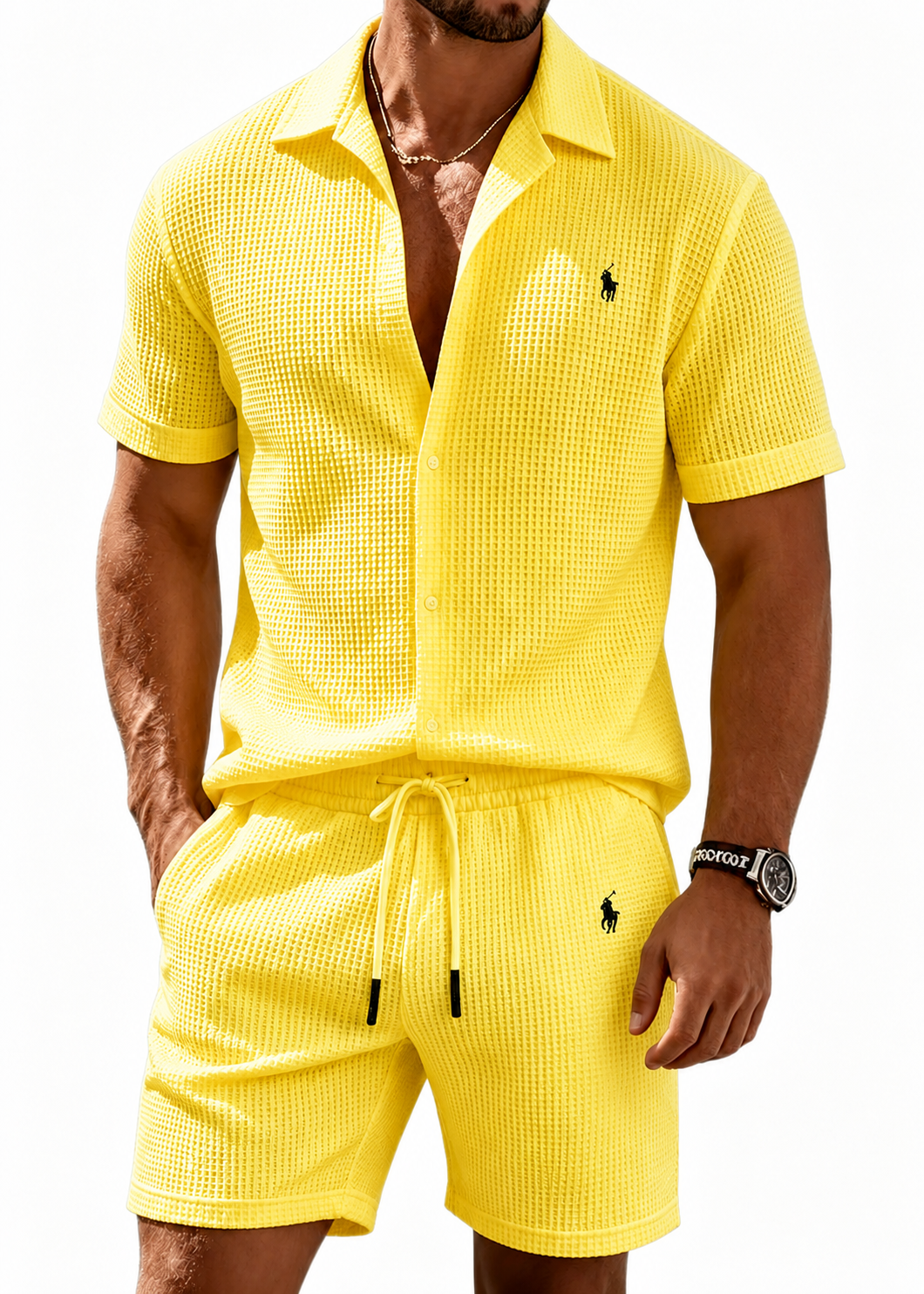The Waffle-Knit Resort Set