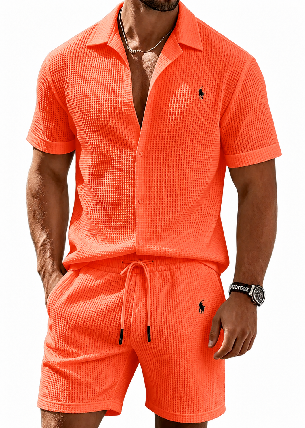 The Waffle-Knit Resort Set