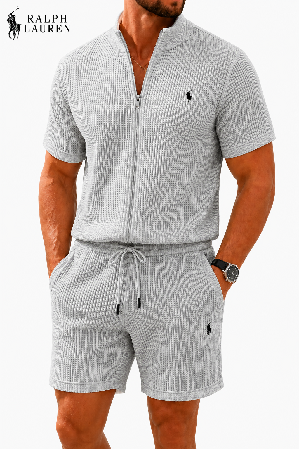 Men’s All‑Day 3‑Piece Lifestyle Set | Free Socks Gift