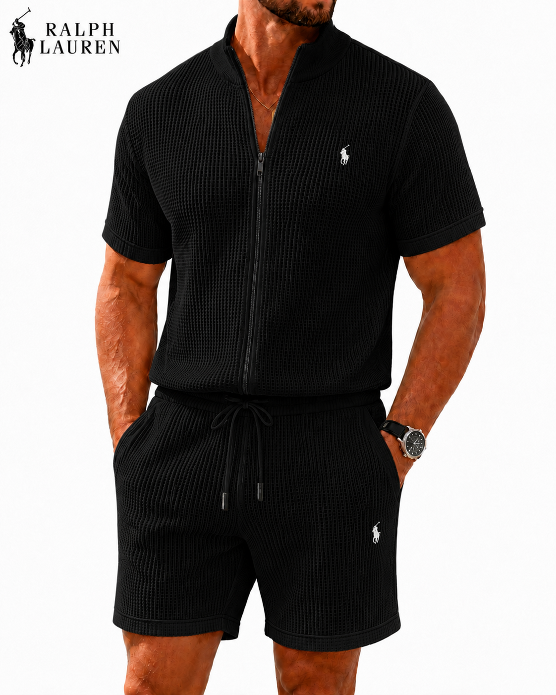 Men’s All‑Day 3‑Piece Lifestyle Set | Free Socks Gift