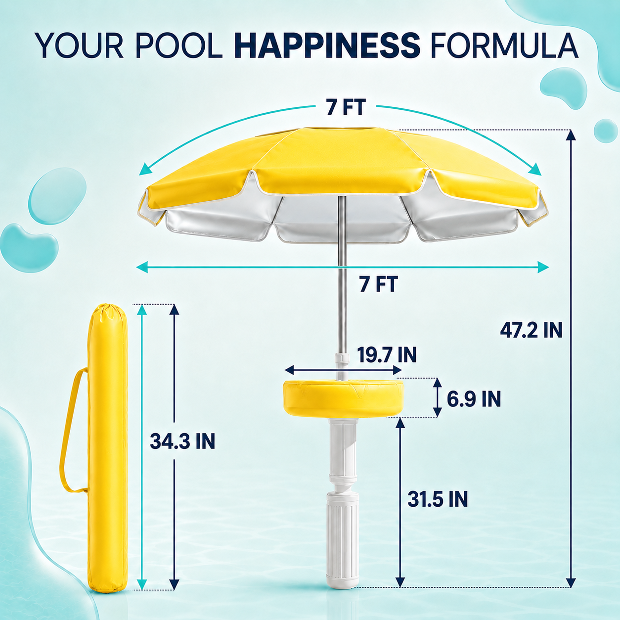 Floating Pool Umbrella