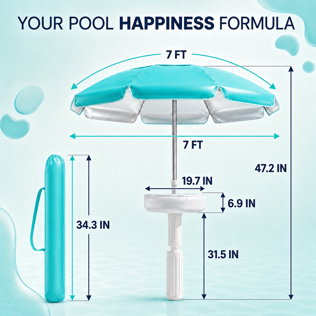 Floating Pool Umbrella